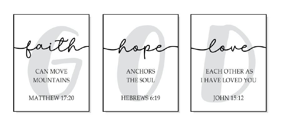 Faith Hope Love 15oz Coffee Mug