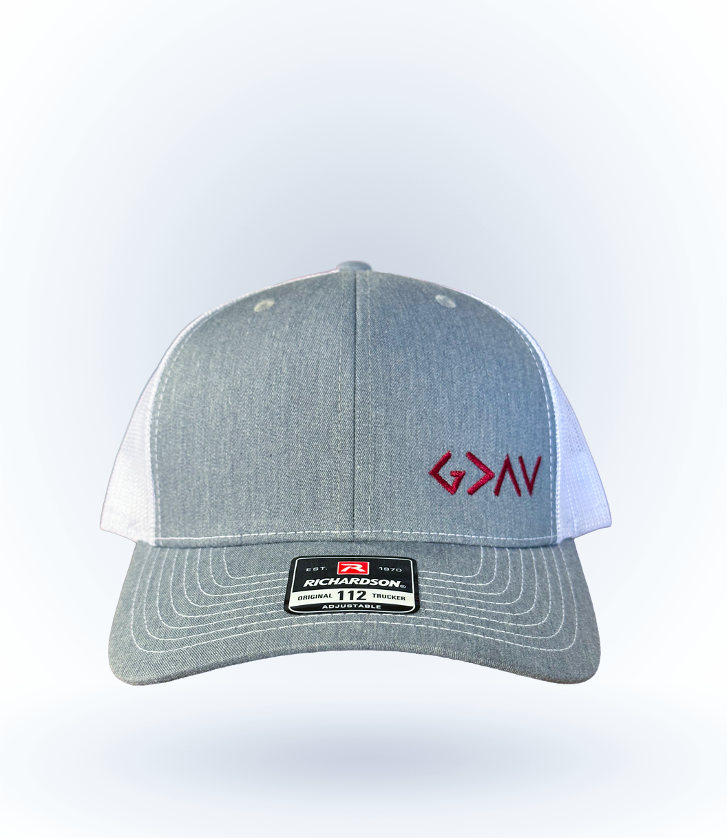 God is Greater Offset Trucker Hat